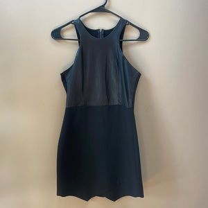 Leather mini dress, Mason, women’s, size two
